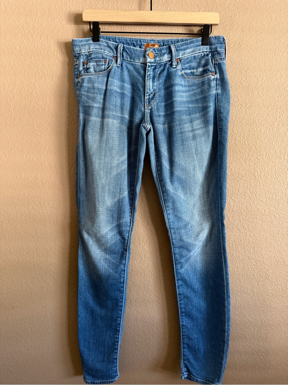 MOTHER The Looker Rancho Diablo Mid-Rise Skinny Jeans Size 28